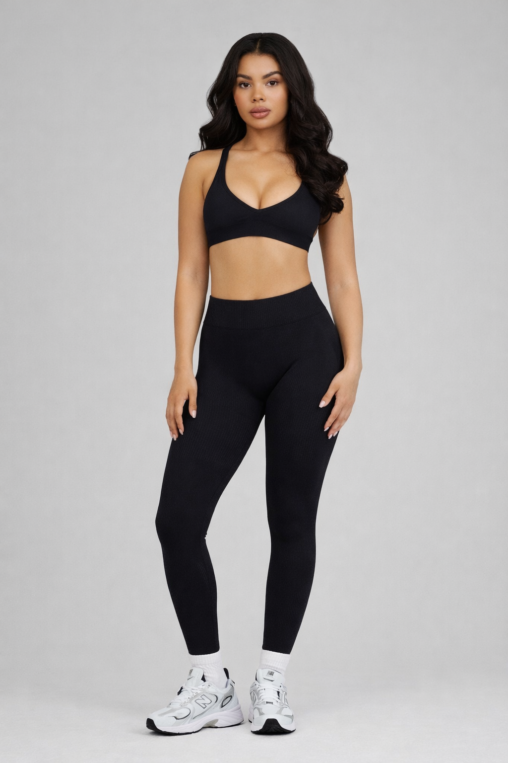 Leggings Ribbed Factives™ - Negras
