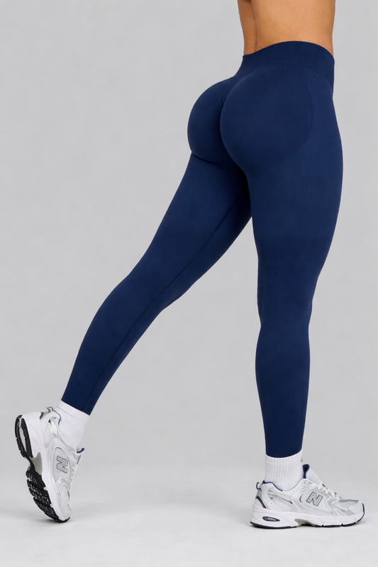 Leggings Ribbed Factives™ - Azul Marino