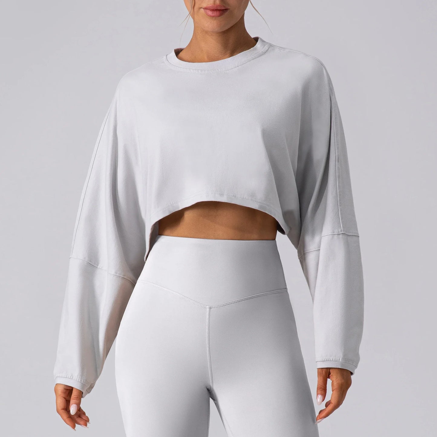 Sudadera Cropped Flow - Factives™