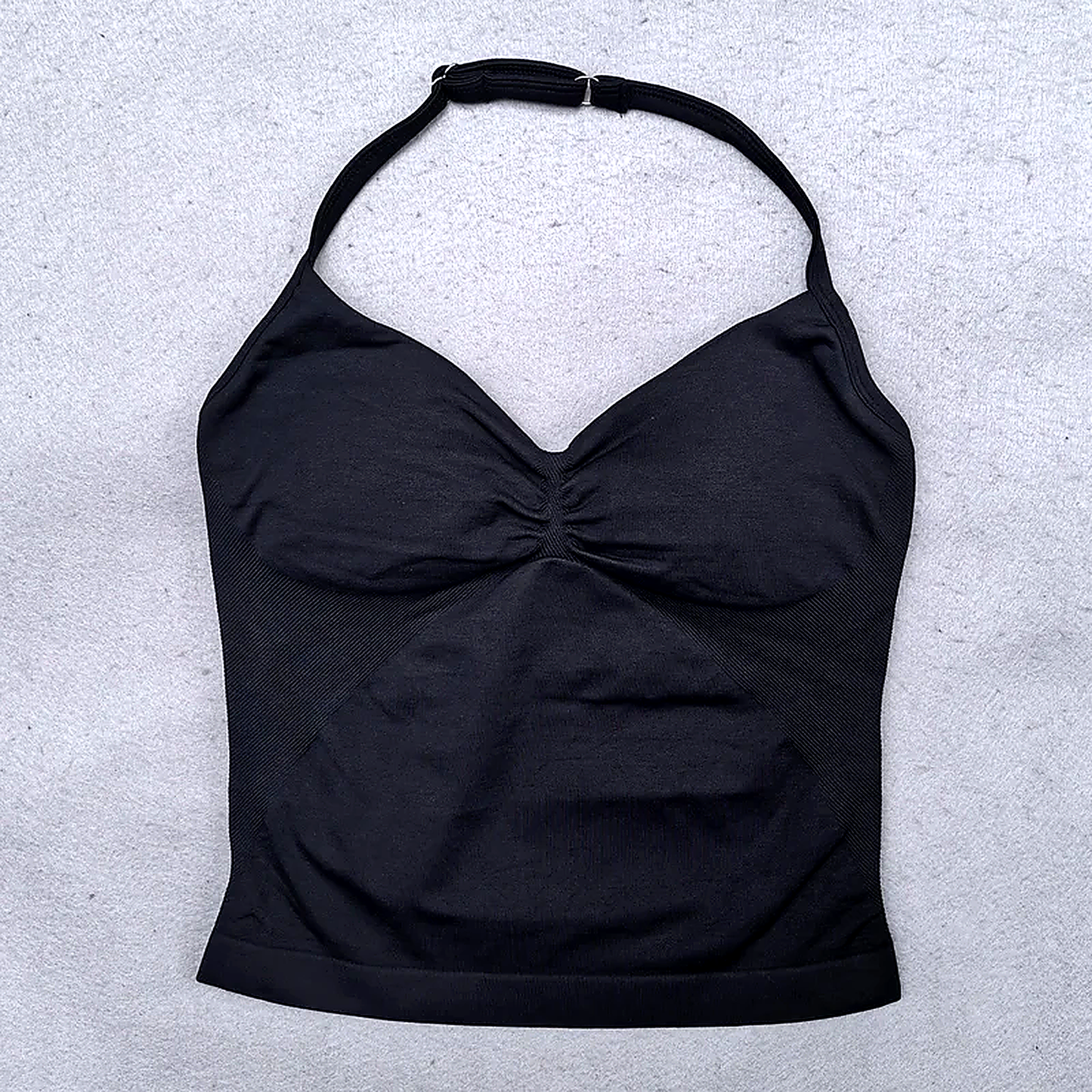 Top Halter Básico Fruncido - Factives™